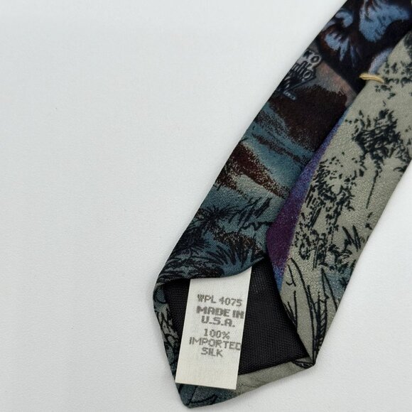 American Film Classics King Kong Tie Made In Usa 100% Silk - Picture 4 of 6